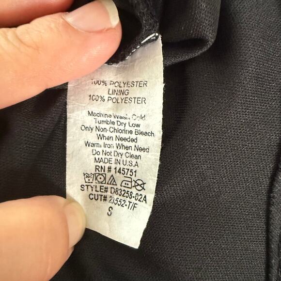 Altar'd State Black/White Layla Peasant Mini Dress Size Small D83258-02A - Picture 5 of 5